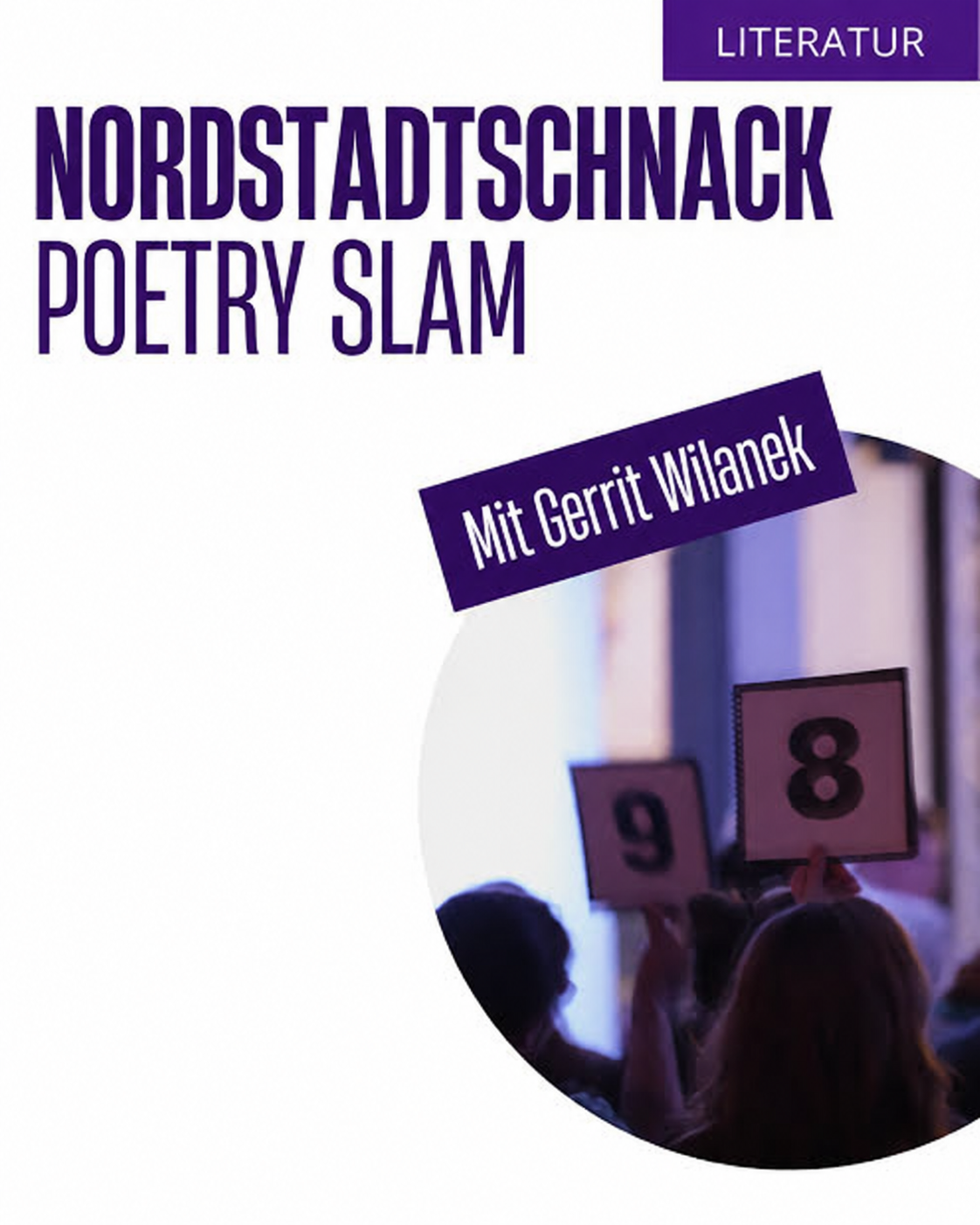 Nordstadtschnack – Poetry Slam mit Gerrit Wilanek